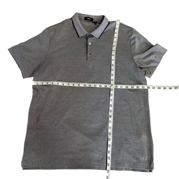 Theory Grey Men's Polo Size XL - Picture 3 of 6